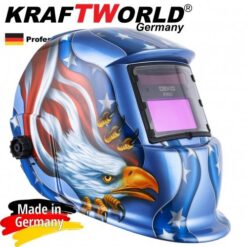 Немска Автоматична соларна маска KraftWorld за заваряване, синя