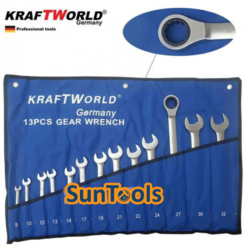 Звездогаечни тресчотни ключове 8-32мм KraftWorld