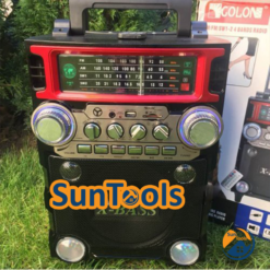 Караоке Тонколона Golon 2088 с акумулатор, цветомузика, Bluetooth, FM, USB и Микрофон