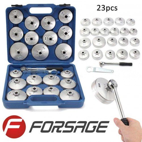 Ключове за маслен филтър Forsage , универсални 1/2", 23 части к-т