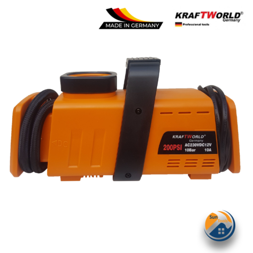 Немски Компресор за гуми KraftWorld 7 Bar 12V и 220V