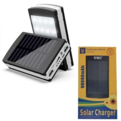Соларна външна батерия UKC, Power Bank 50 000 mAch, външна батерия за GSM, GPS + 20 LED