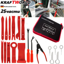 Немски Комплект инструменти за демонтаж на компоненти по каросерията 25части KraftWorld